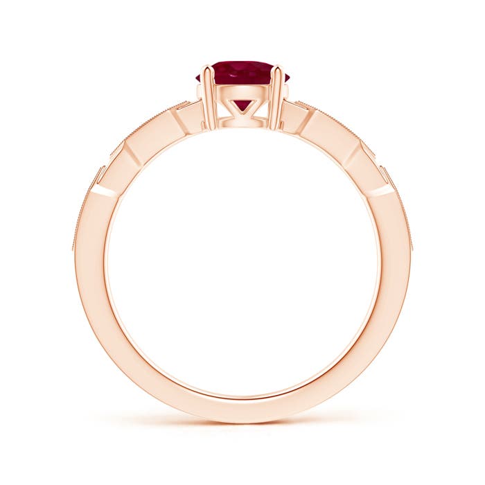 A - Ruby / 1.07 CT / 14 KT Rose Gold