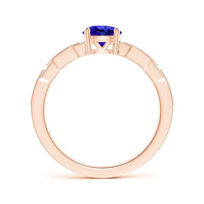 AAA - Tanzanite / 0.97 CT / 14 KT Rose Gold