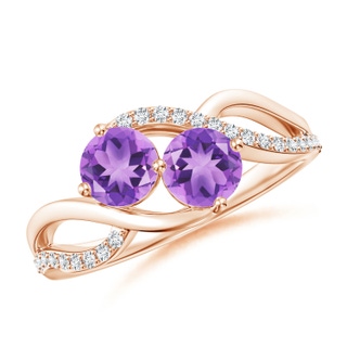 Round A Amethyst