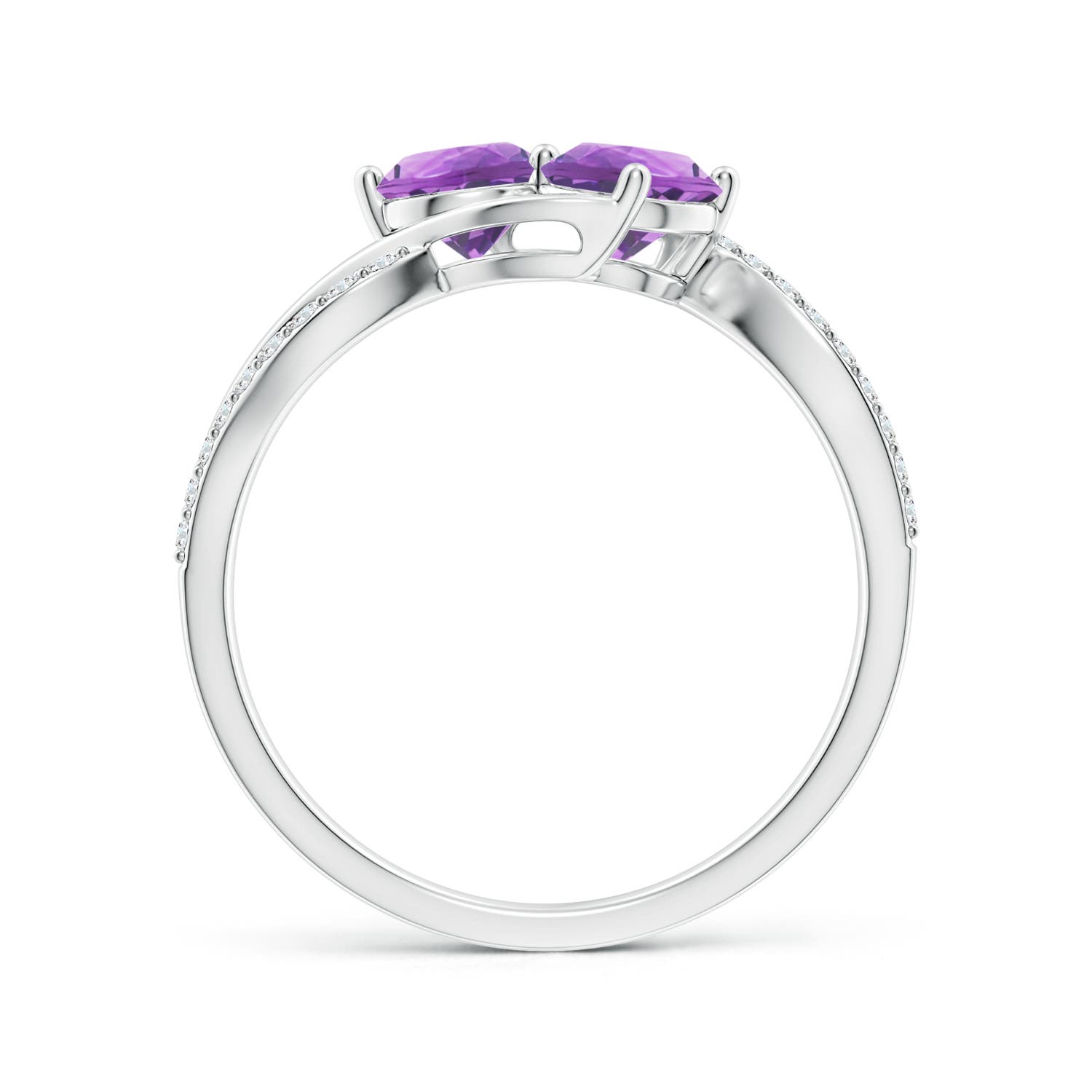 A - Amethyst / 1.04 CT / 14 KT White Gold