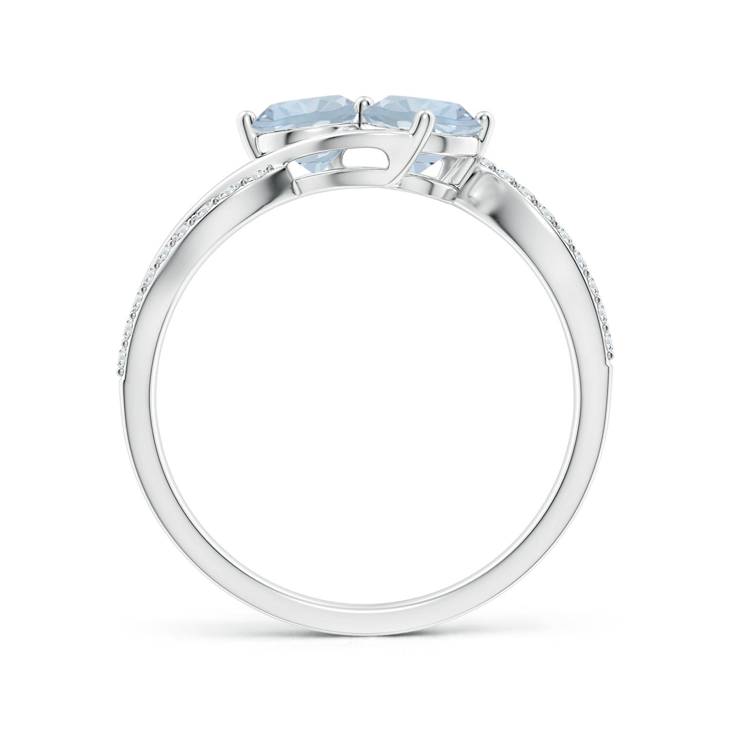 A - Aquamarine / 0.94 CT / 14 KT White Gold