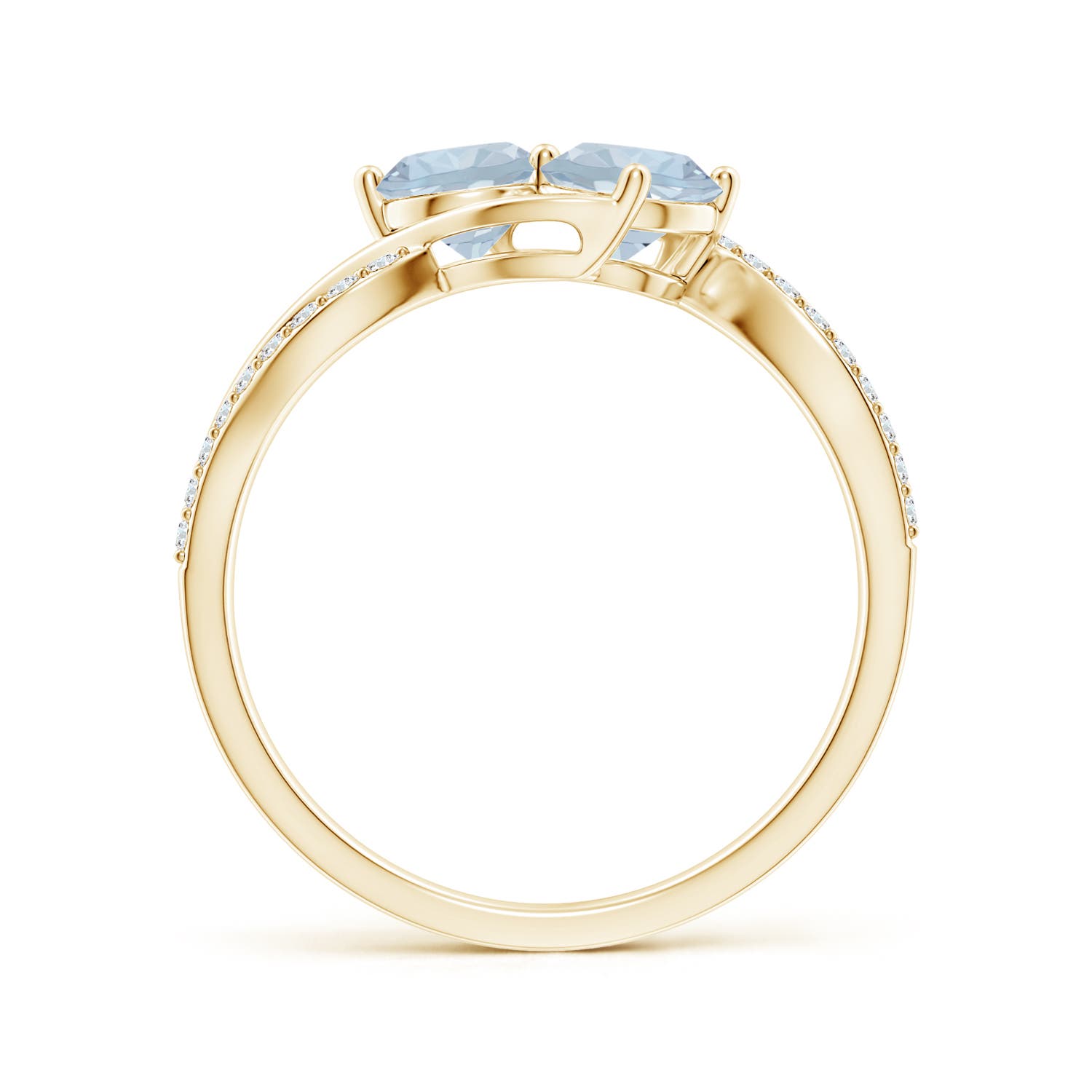 A - Aquamarine / 0.94 CT / 14 KT Yellow Gold