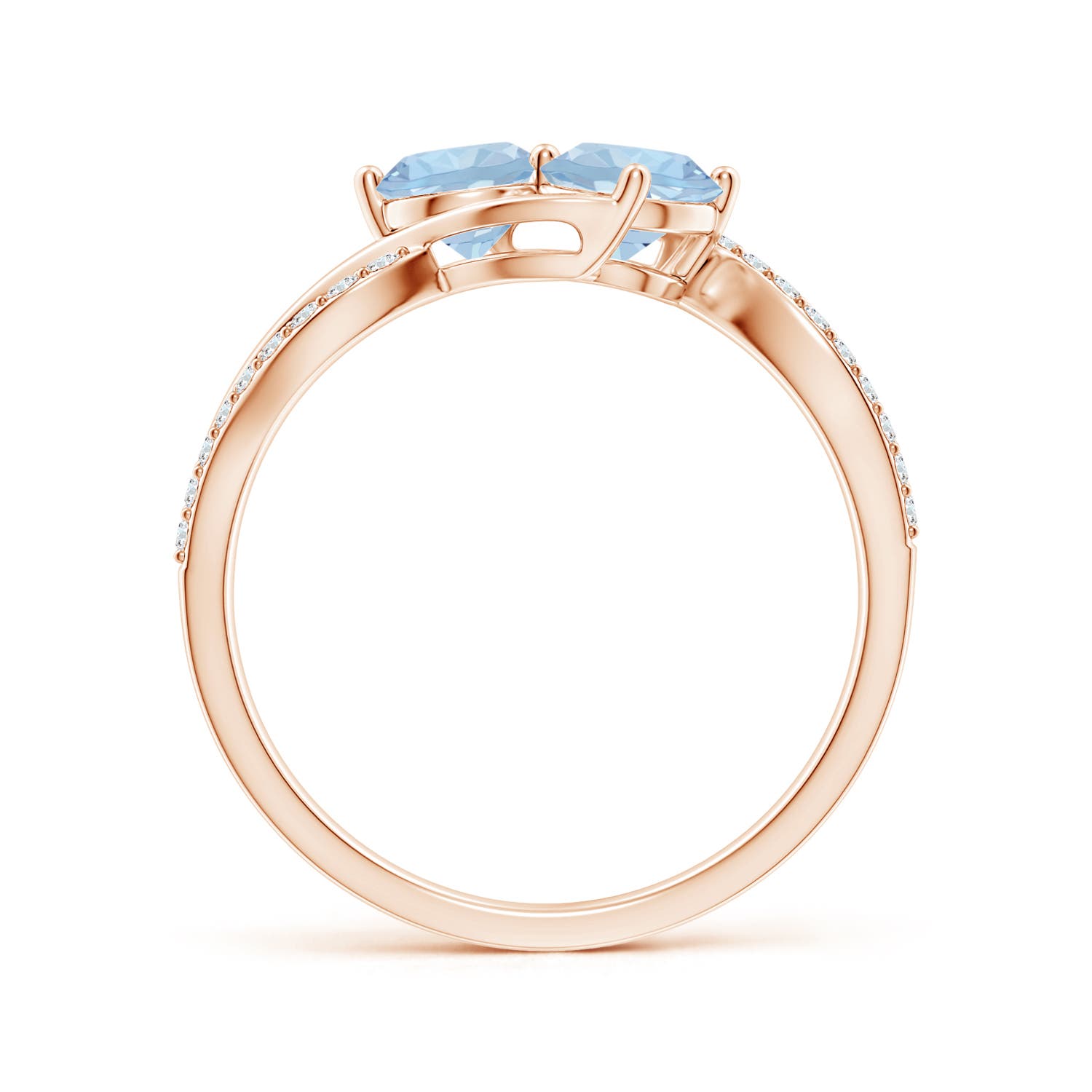 AA - Aquamarine / 0.94 CT / 14 KT Rose Gold