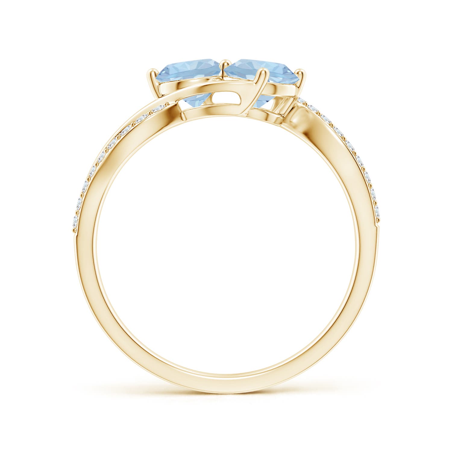 AA - Aquamarine / 0.94 CT / 14 KT Yellow Gold