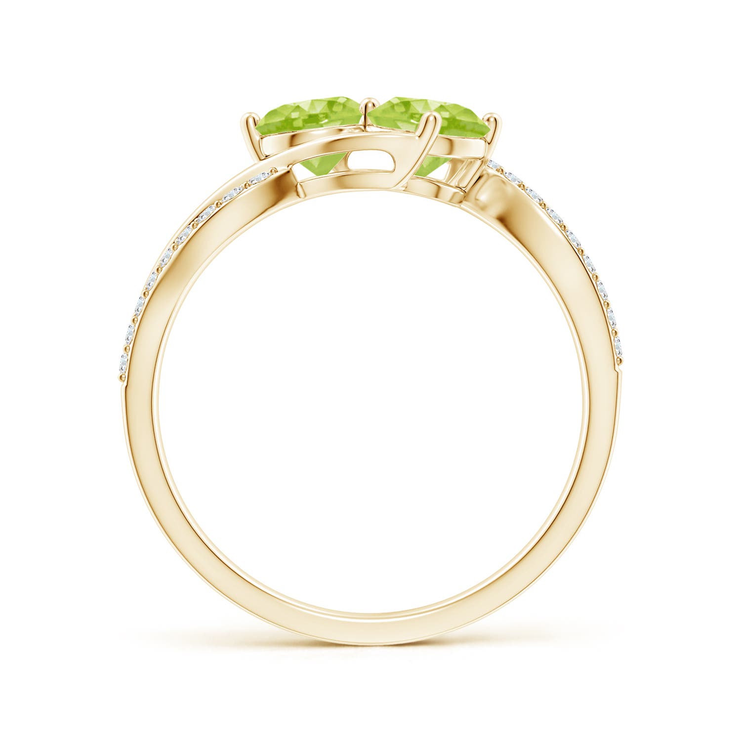 AA - Peridot / 1.24 CT / 14 KT Yellow Gold