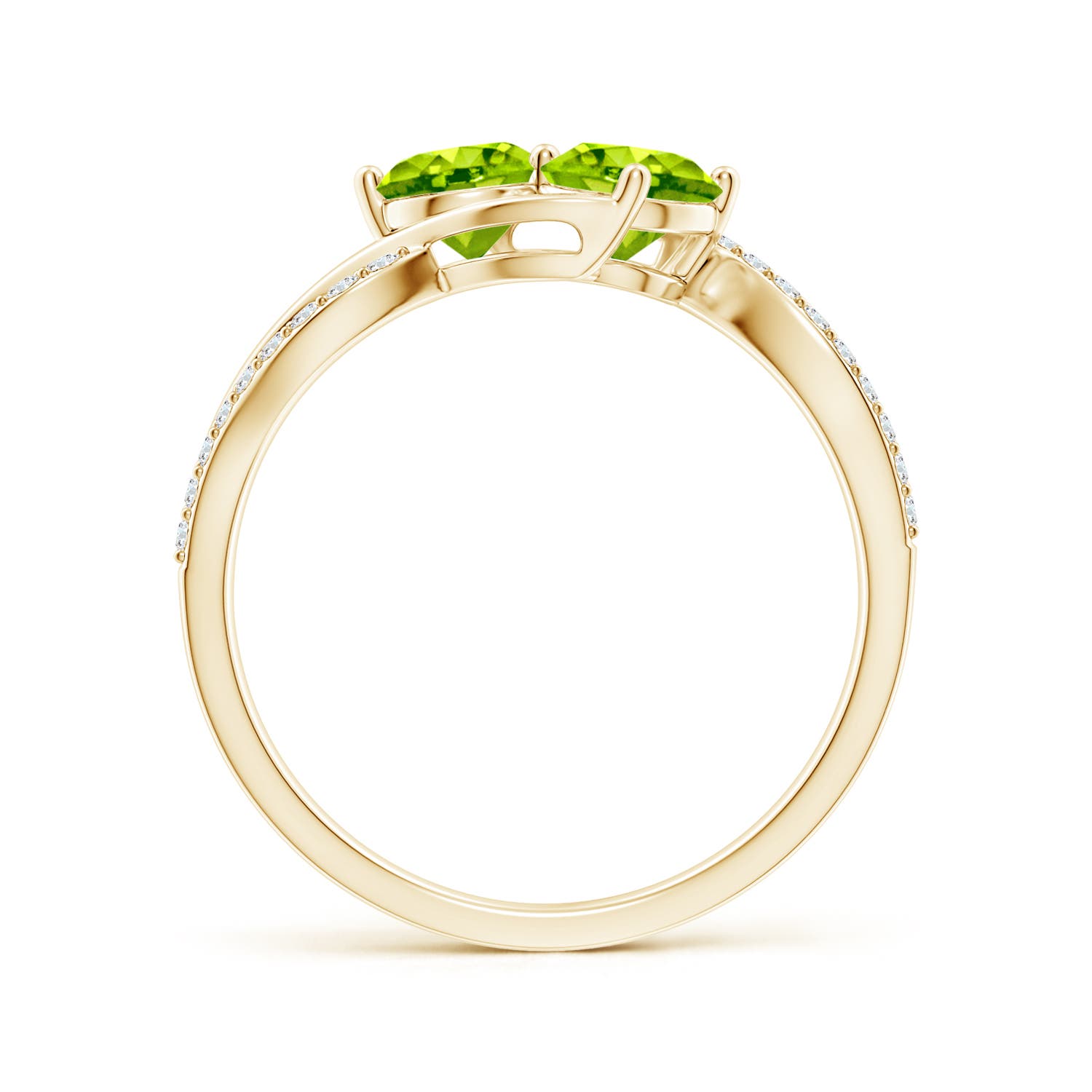 AAA - Peridot / 1.24 CT / 14 KT Yellow Gold