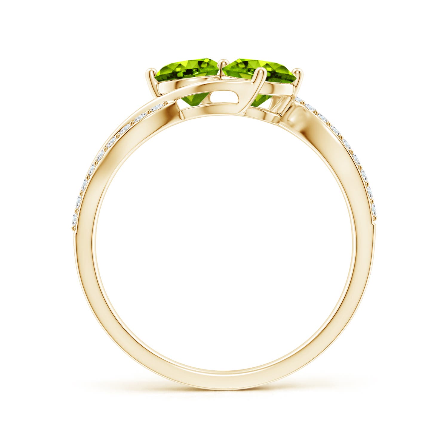 AAAA - Peridot / 1.24 CT / 14 KT Yellow Gold