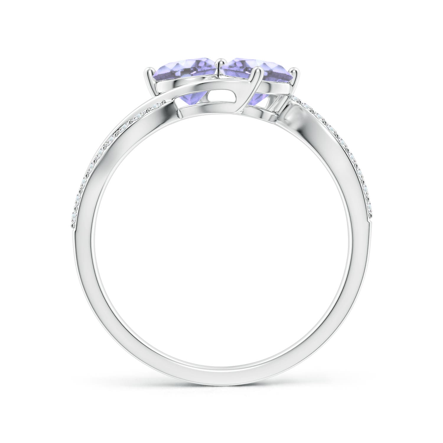 A - Tanzanite / 1.14 CT / 14 KT White Gold