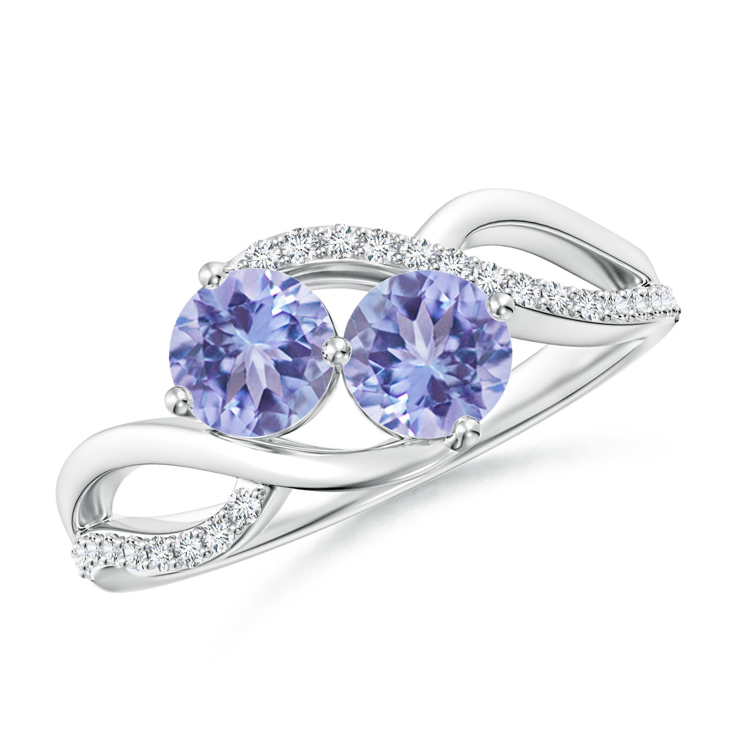 AA - Tanzanite / 1.14 CT / 14 KT White Gold