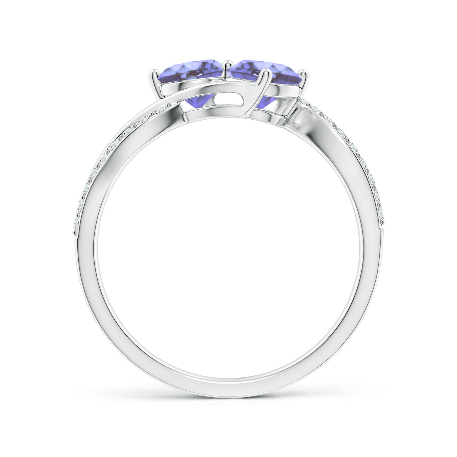 AA - Tanzanite / 1.14 CT / 14 KT White Gold