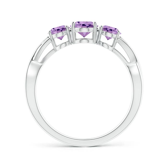 A - Amethyst / 1.54 CT / 14 KT White Gold