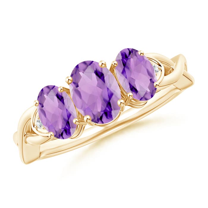 A - Amethyst / 1.54 CT / 14 KT Yellow Gold