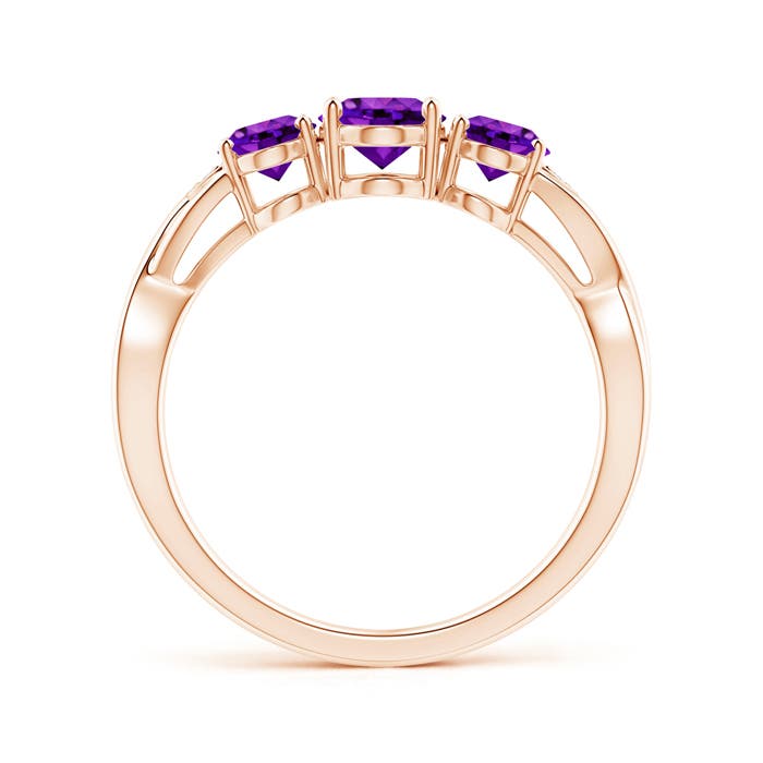 AAAA - Amethyst / 1.54 CT / 14 KT Rose Gold