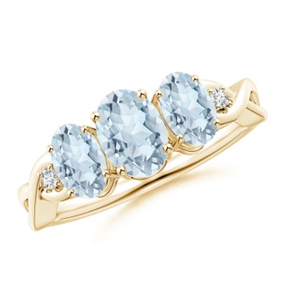 Oval A Aquamarine