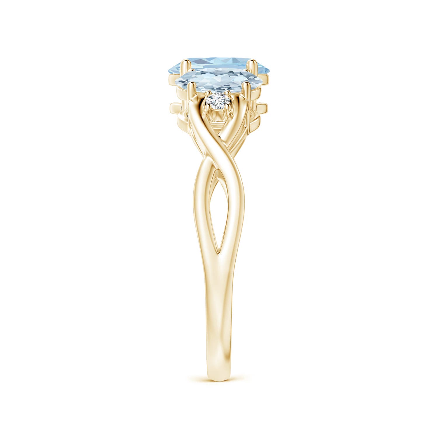 A - Aquamarine / 1.44 CT / 14 KT Yellow Gold