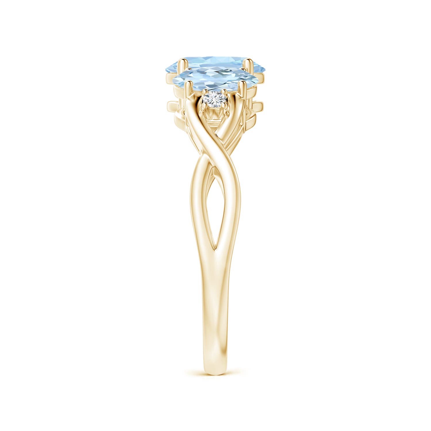 AA - Aquamarine / 1.44 CT / 14 KT Yellow Gold