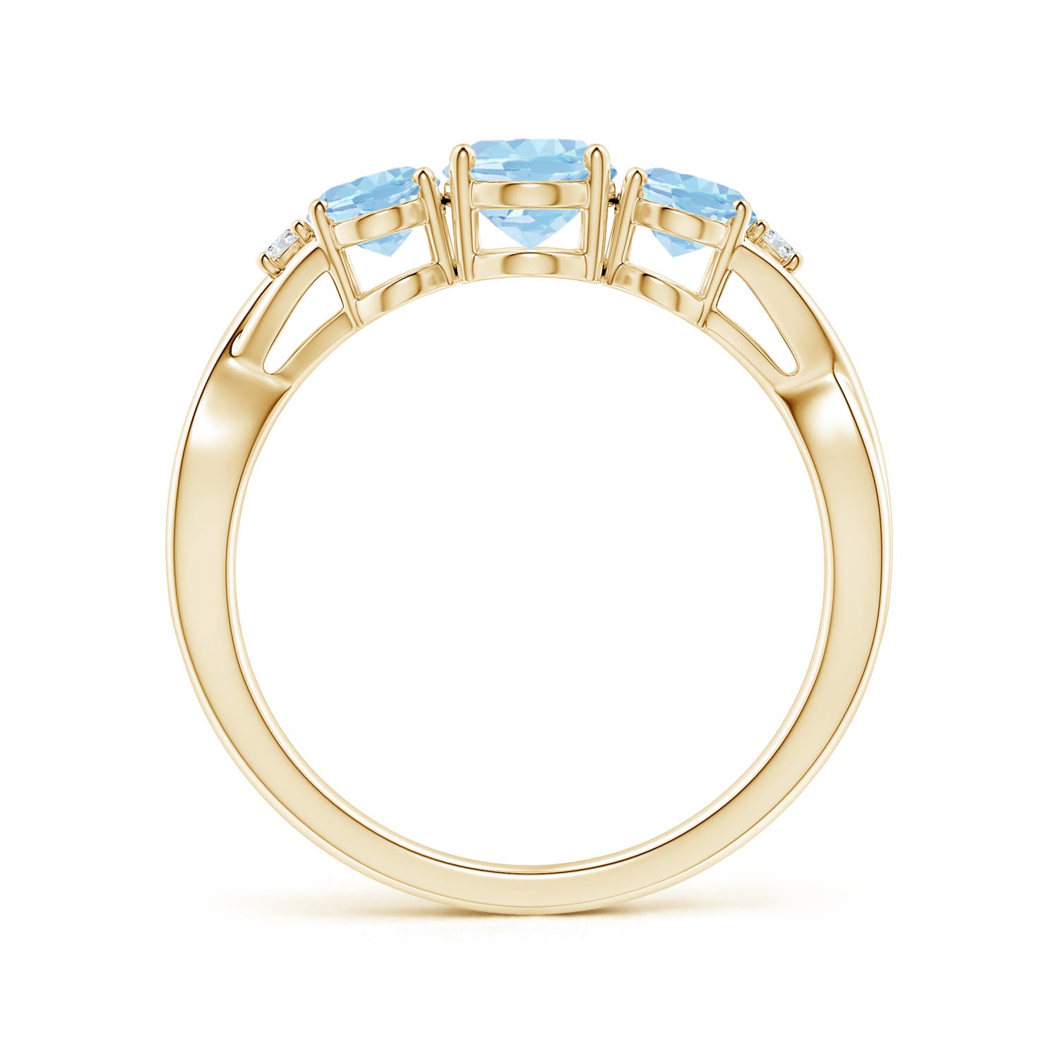 AAA - Aquamarine / 1.44 CT / 14 KT Yellow Gold