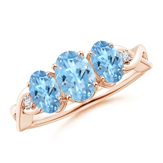Oval AAAA Aquamarine