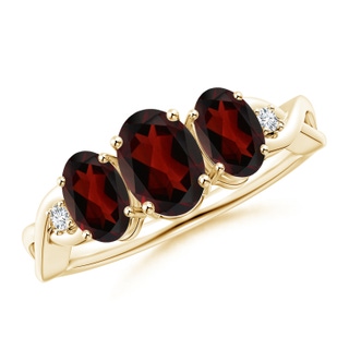 Oval AA Garnet