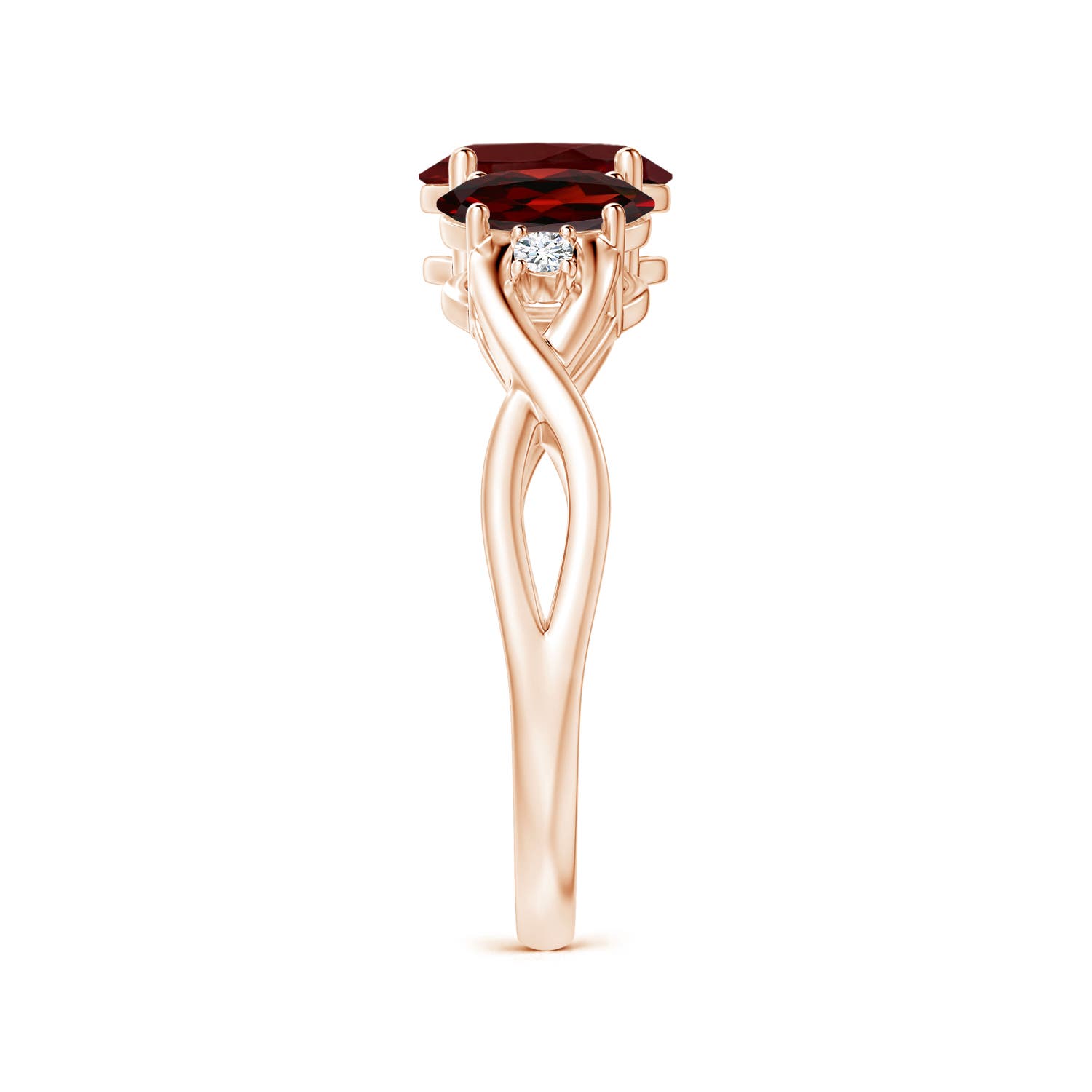 AAA - Garnet / 2.01 CT / 14 KT Rose Gold