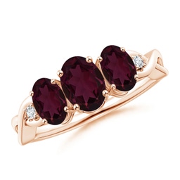 Rose Gold Rose Gold Rhodolite Garnet Rings