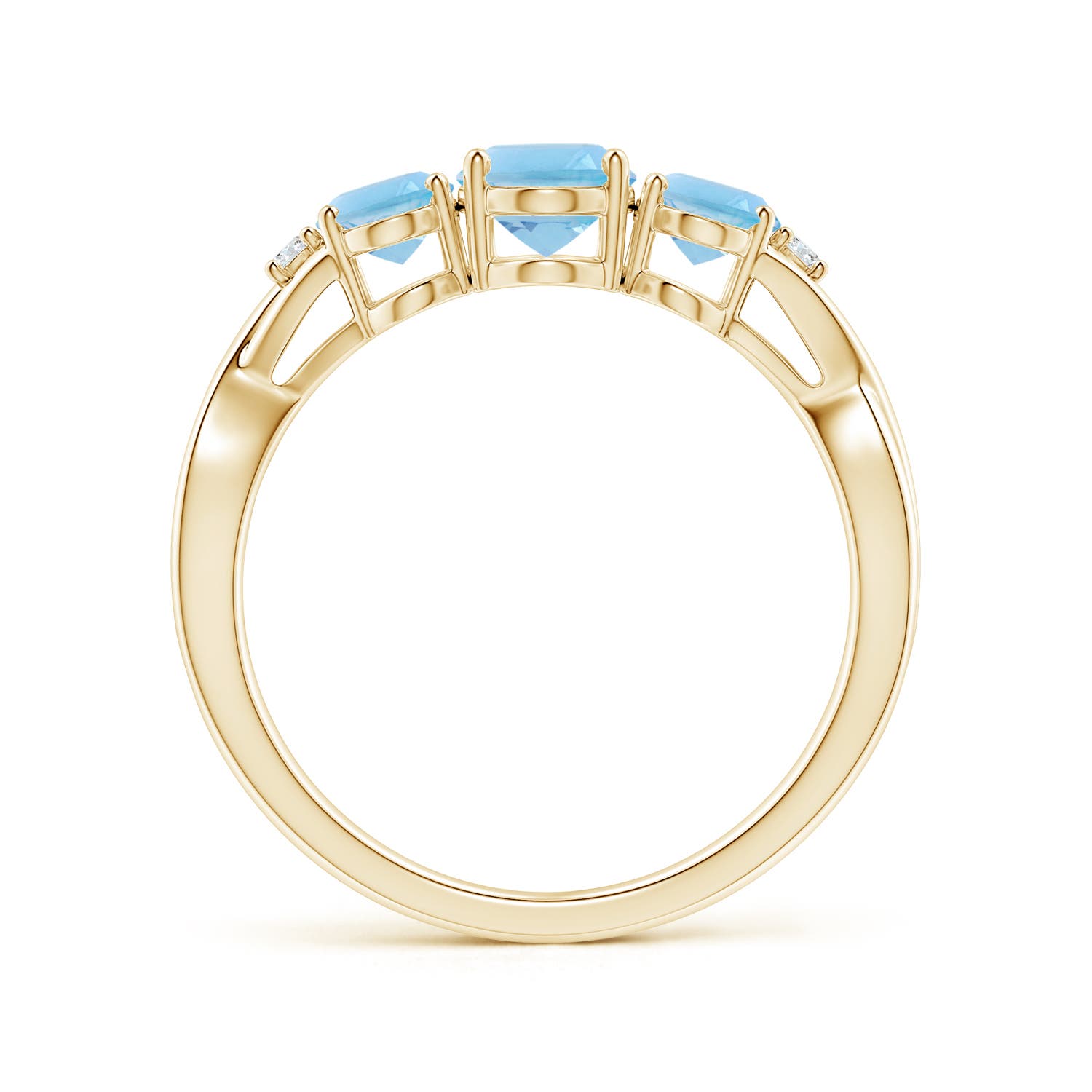 A - Swiss Blue Topaz / 2.07 CT / 14 KT Yellow Gold