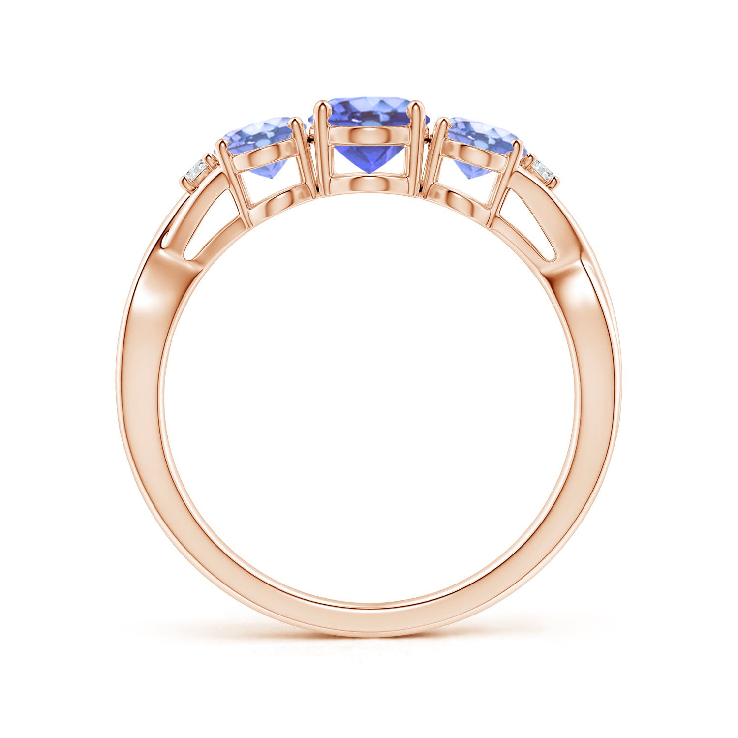 A - Tanzanite / 1.74 CT / 14 KT Rose Gold