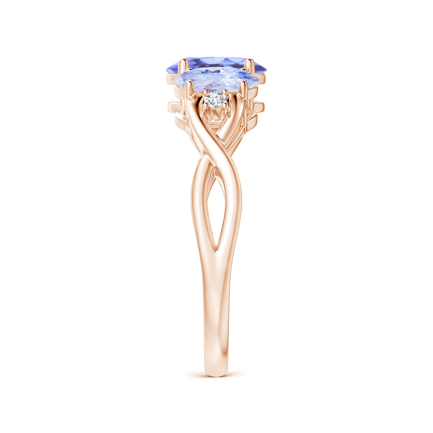 A - Tanzanite / 1.74 CT / 14 KT Rose Gold