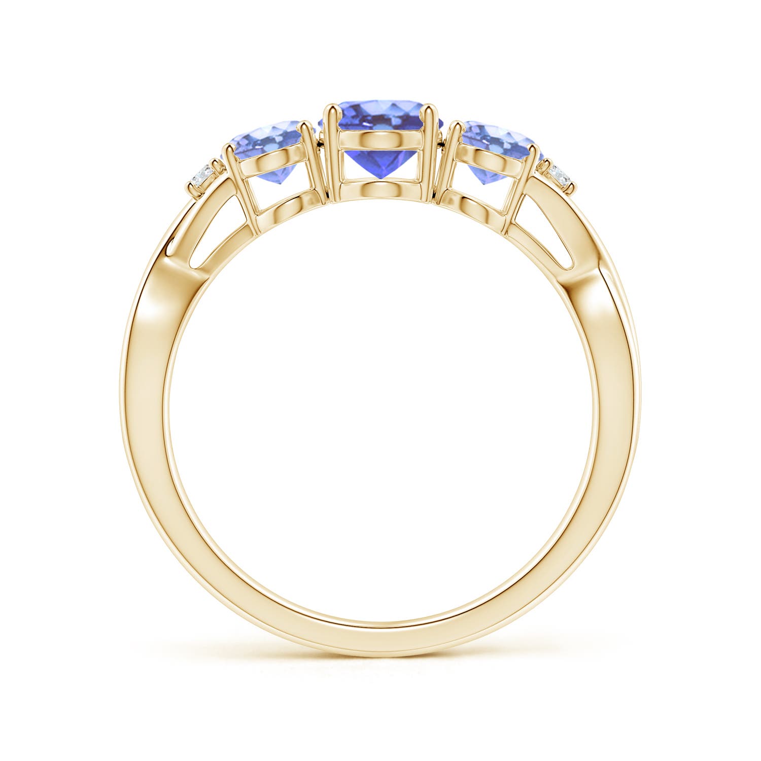 A - Tanzanite / 1.74 CT / 14 KT Yellow Gold