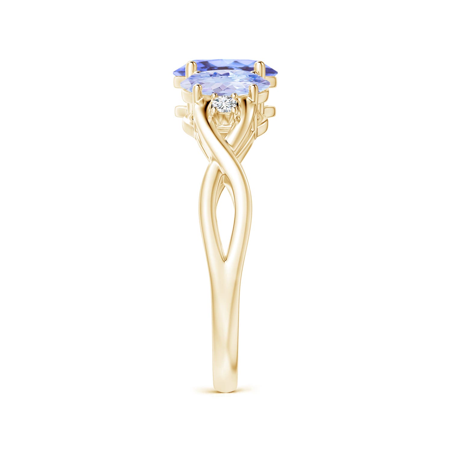 A - Tanzanite / 1.74 CT / 14 KT Yellow Gold