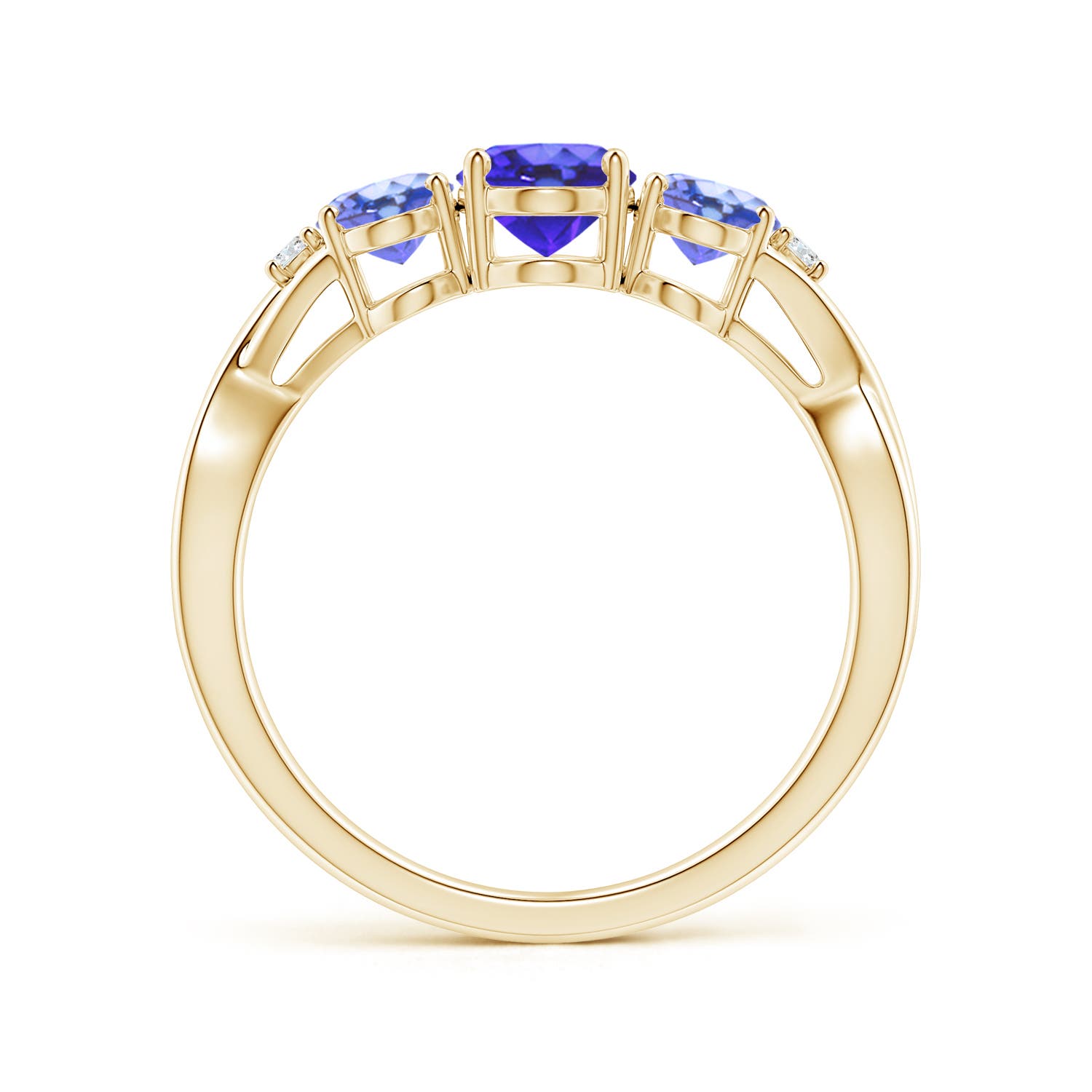 AA - Tanzanite / 1.74 CT / 14 KT Yellow Gold