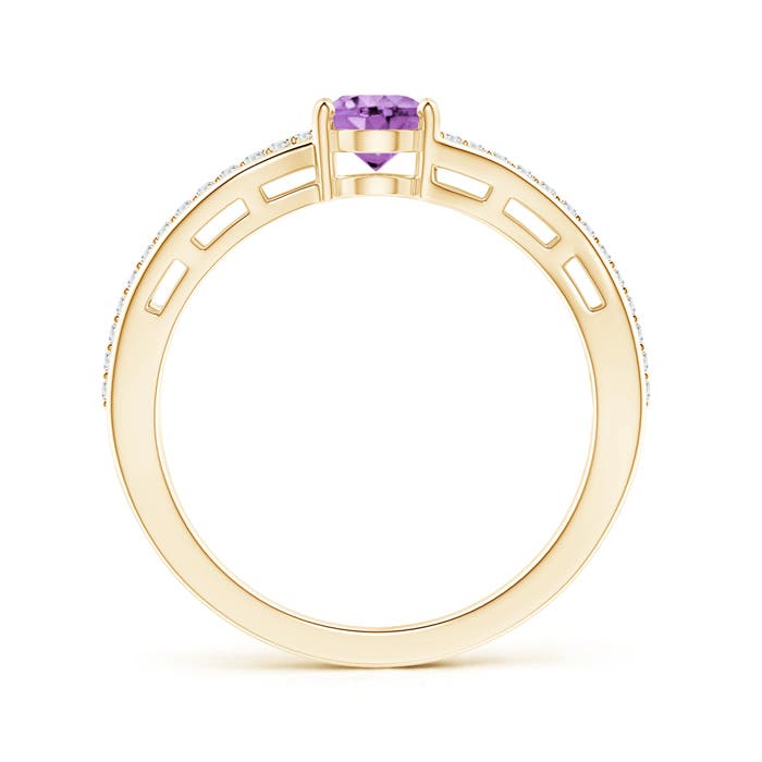 A - Amethyst / 0.83 CT / 14 KT Yellow Gold