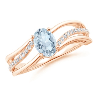 Oval A Aquamarine