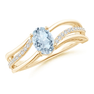 Oval A Aquamarine