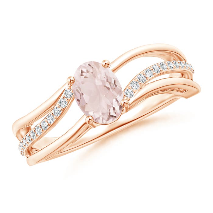 A - Morganite / 0.83 CT / 14 KT Rose Gold