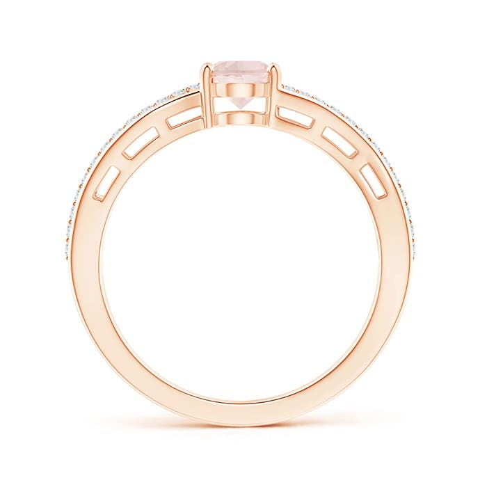 A - Morganite / 0.83 CT / 14 KT Rose Gold