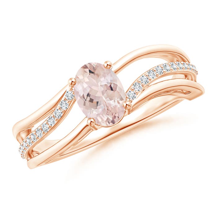 AA - Morganite / 0.83 CT / 14 KT Rose Gold