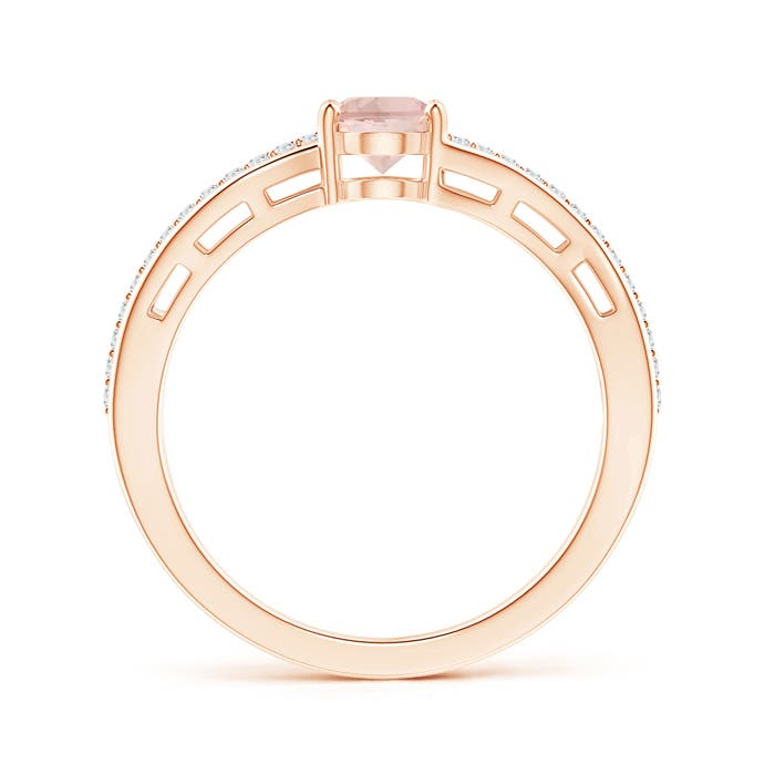 AAA - Morganite / 0.83 CT / 14 KT Rose Gold