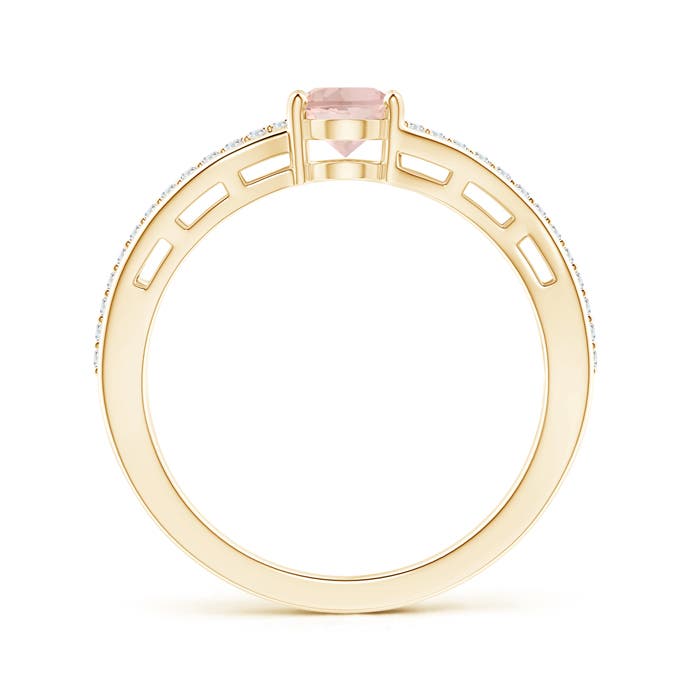 AAA - Morganite / 0.83 CT / 14 KT Yellow Gold