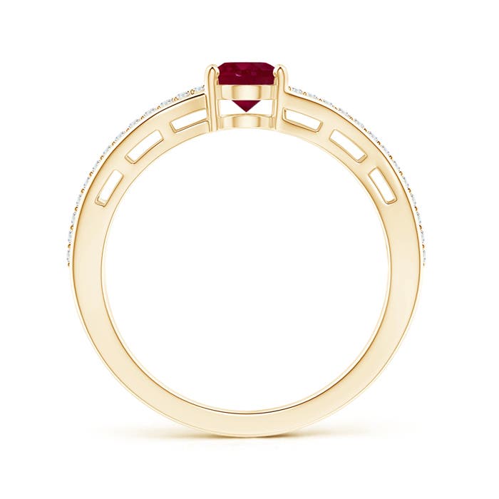 A - Ruby / 1.13 CT / 14 KT Yellow Gold