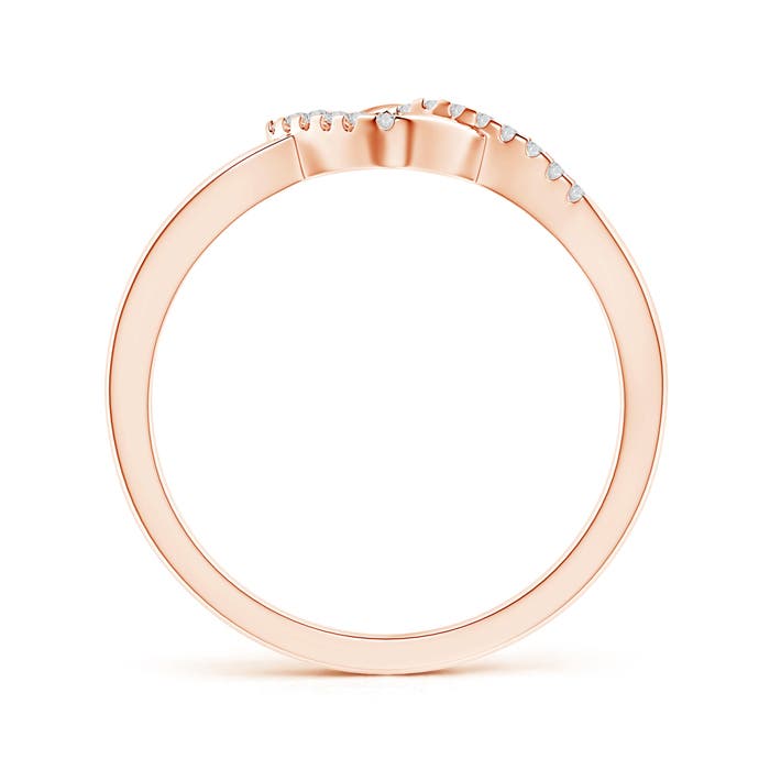 H, SI2 / 0.1 CT / 14 KT Rose Gold