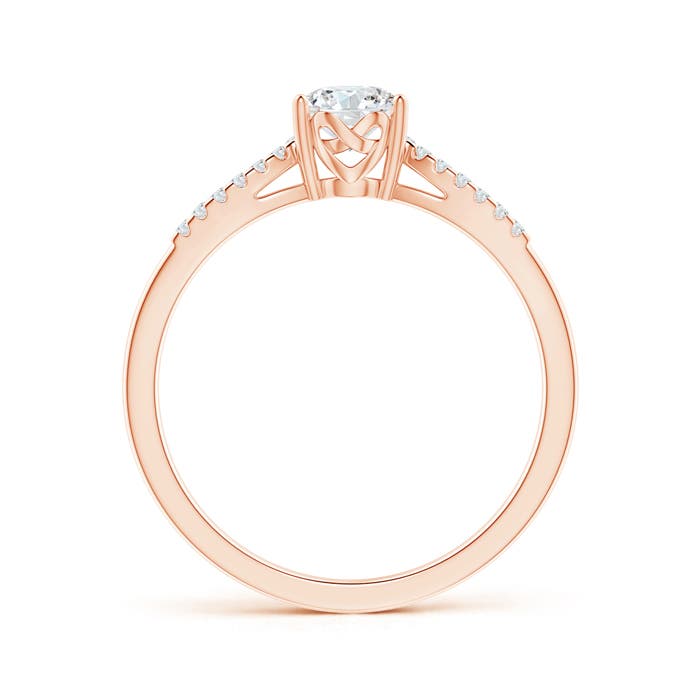 G, VS2 / 0.51 CT / 14 KT Rose Gold