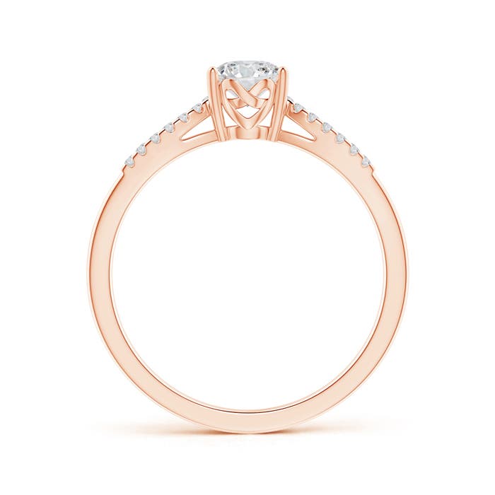 H, SI2 / 0.51 CT / 14 KT Rose Gold