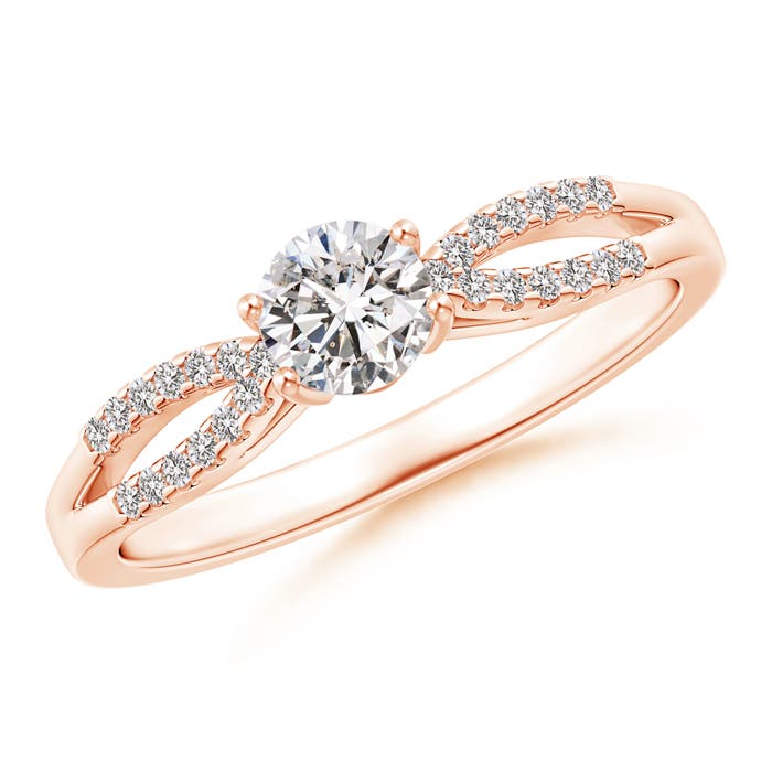 I-J, I1-I2 / 0.51 CT / 14 KT Rose Gold