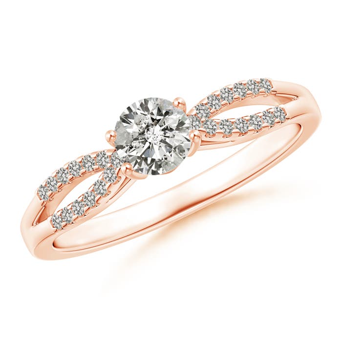 K, I3 / 0.51 CT / 14 KT Rose Gold