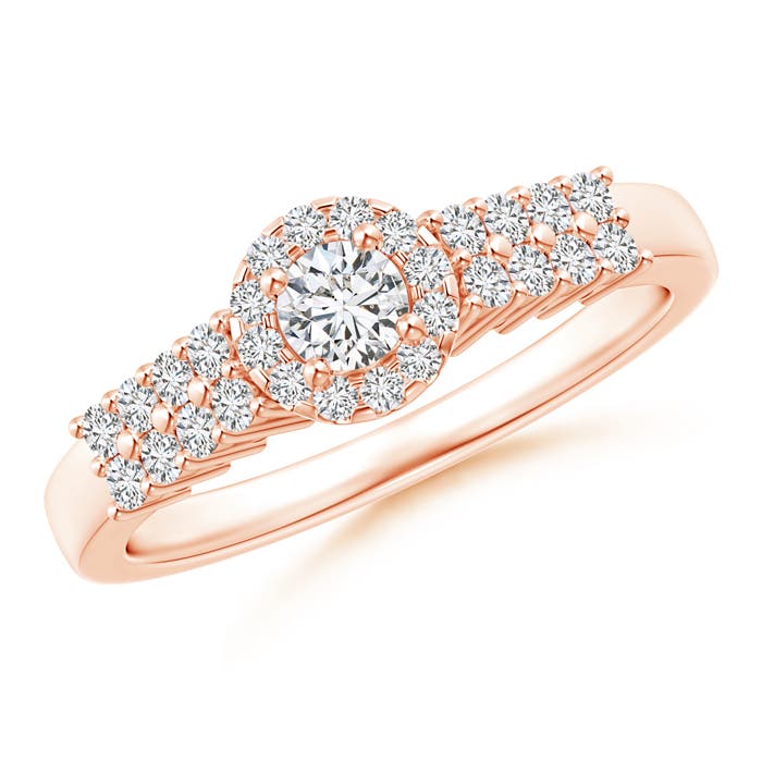 H, SI2 / 0.48 CT / 14 KT Rose Gold