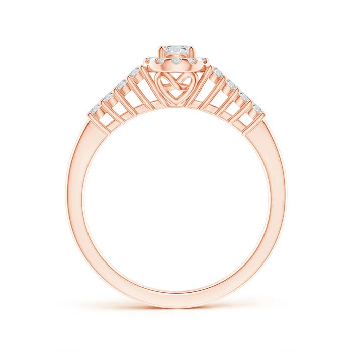 H, SI2 / 0.48 CT / 14 KT Rose Gold