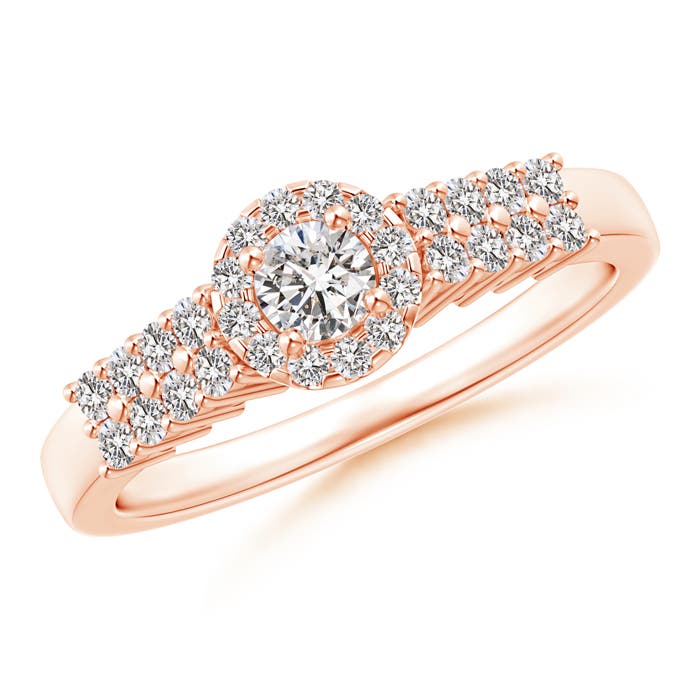 I-J, I1-I2 / 0.48 CT / 14 KT Rose Gold