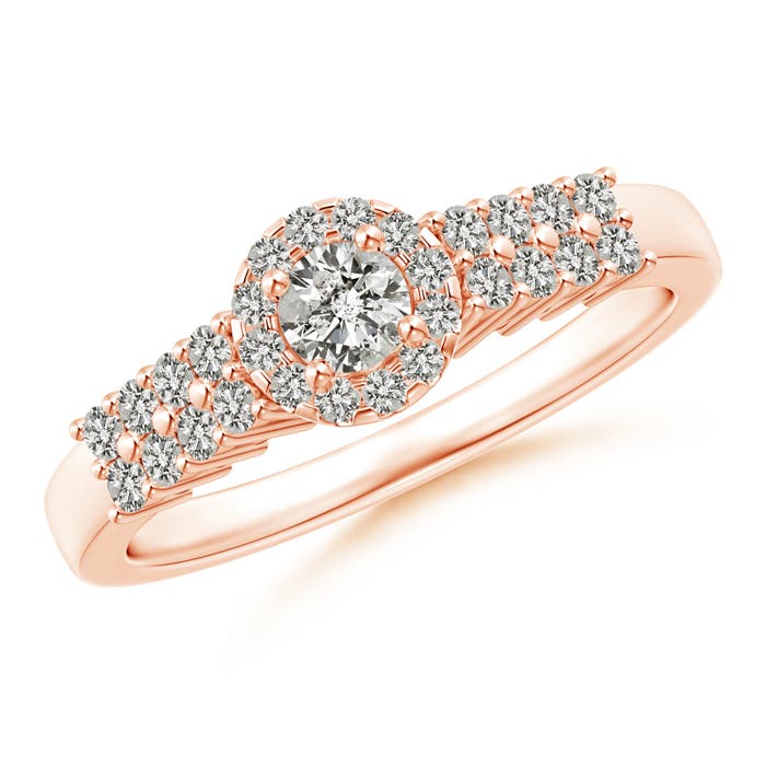 K, I3 / 0.48 CT / 14 KT Rose Gold