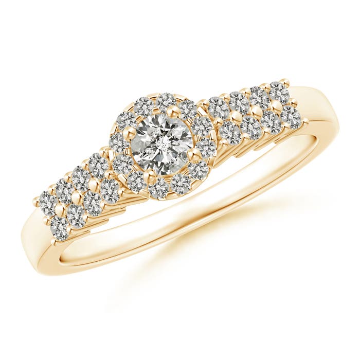 K, I3 / 0.48 CT / 14 KT Yellow Gold